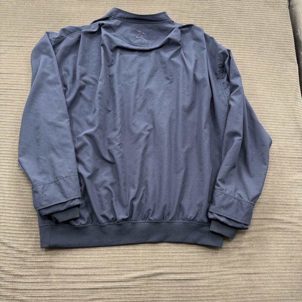 Zero Restriction 1/4 Snap Pullover Windbreaker Bl… - image 2